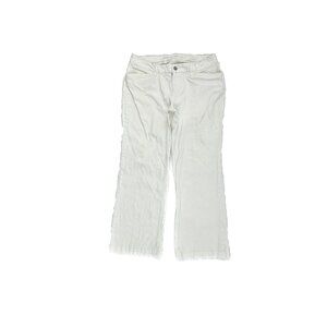 Eddie Bauer Curvy Trouser Women's size 12P White Denim Jeans